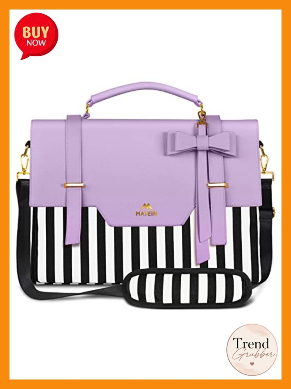 15.6 Inch Laptop Tote Bag RFID Crossbody Briefcase with Padded Sleeve